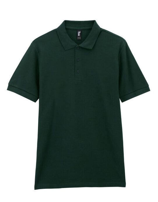Gildan 85800 Premium Cotton Adult Pique Polo - Forest Green