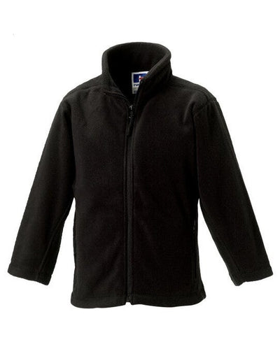 Russell Athletic 8700B Russell Kids FZ Outdoor Fleece - Black