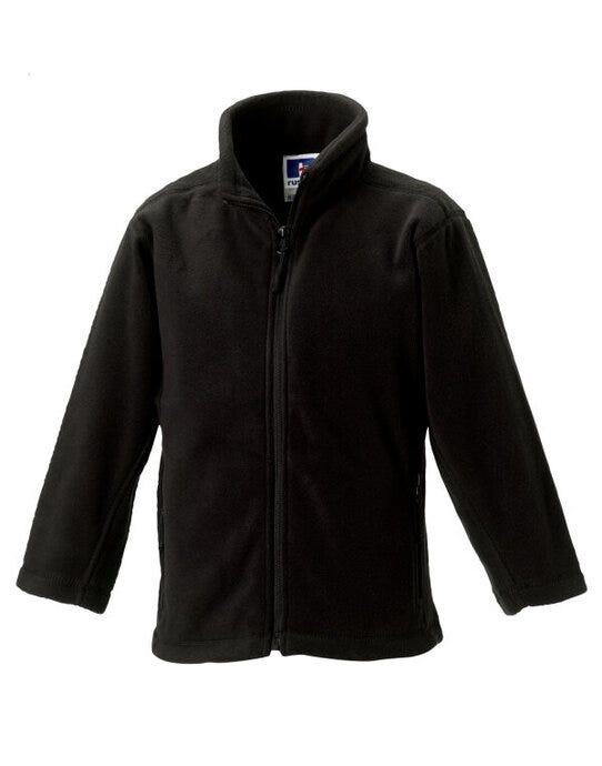 Russell Athletic 8700B Russell Kids FZ Outdoor Fleece - Black
