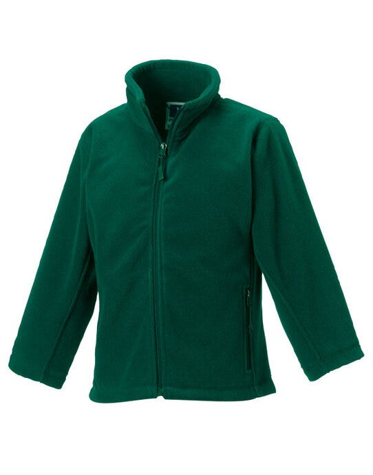 Russell Athletic 8700B Russell Kids FZ Outdoor Fleece - Bottle Green