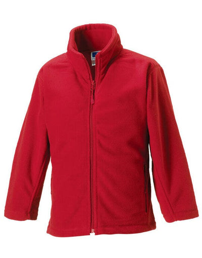 Russell Athletic 8700B Russell Kids FZ Outdoor Fleece - Classic Red