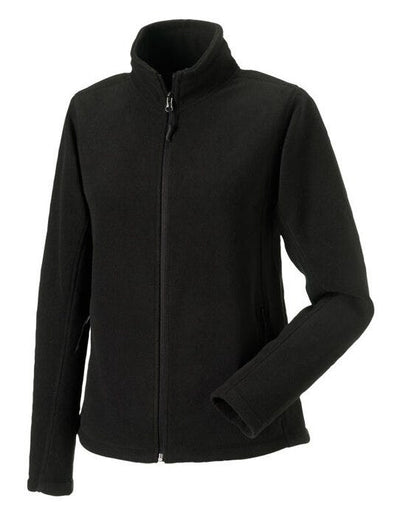 Russell Athletic 8700F Russell Ladies Full Zip Outdoor Fleece - Black