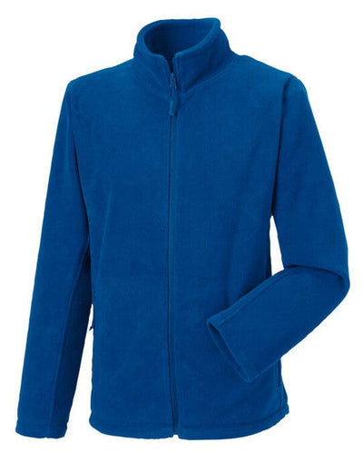 Russell Athletic 8700M Russell Mens Full Zip Outdoor Fleece - Bright Royal