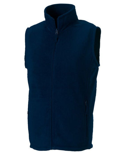 Russell Athletic 8720M Russell Mens Outdoor Fleece Gilet - French Navy