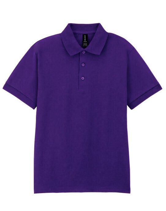 Gildan 8800 DryBlend Adult Jersey Polo - Purple