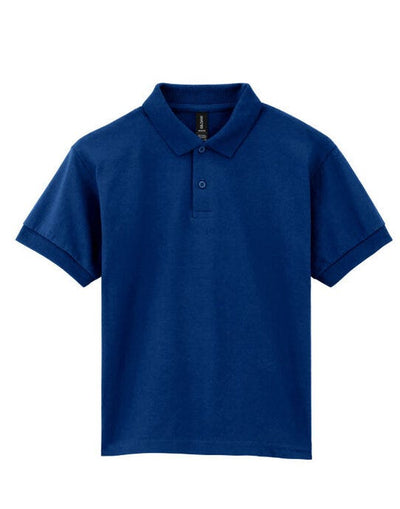 Gildan 8800B Dryblend Youth Jersey Polo - Navy Blue