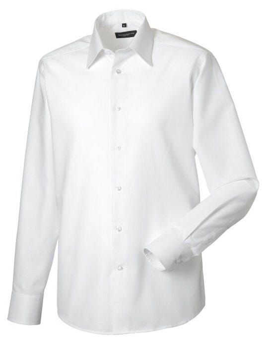 Russell Athletic Collection 922M Russell Collection Men LS Tailor Oxford - White