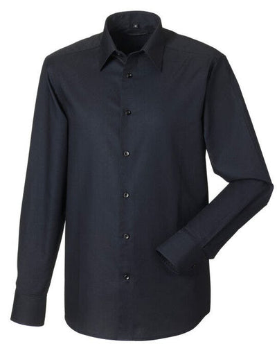 Russell Athletic Collection 922M Russell Collection Men LS Tailor Oxford - Black