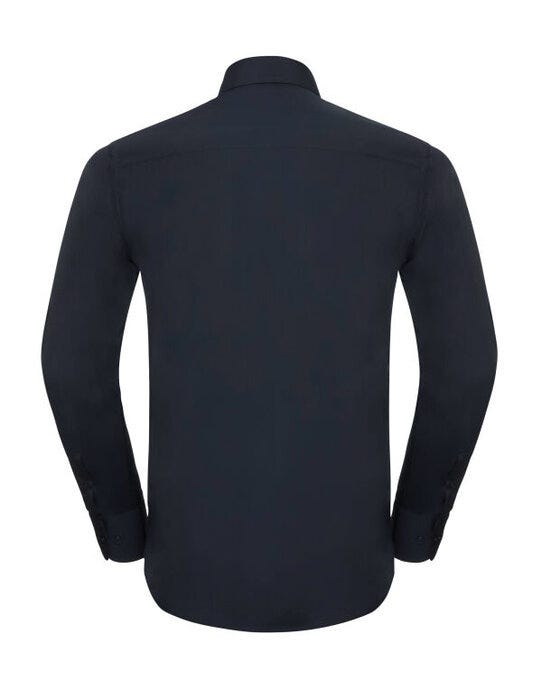 Russell Athletic Collection 924M Russell Collection Mens LS Tailor Poplin - French Navy