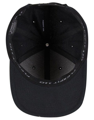 Flexfit 9293 110 Curved Snapback - Black