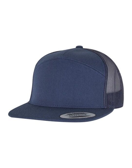 Flexfit 9294 7 Panel Classic Trucker Cap - Navy/Navy