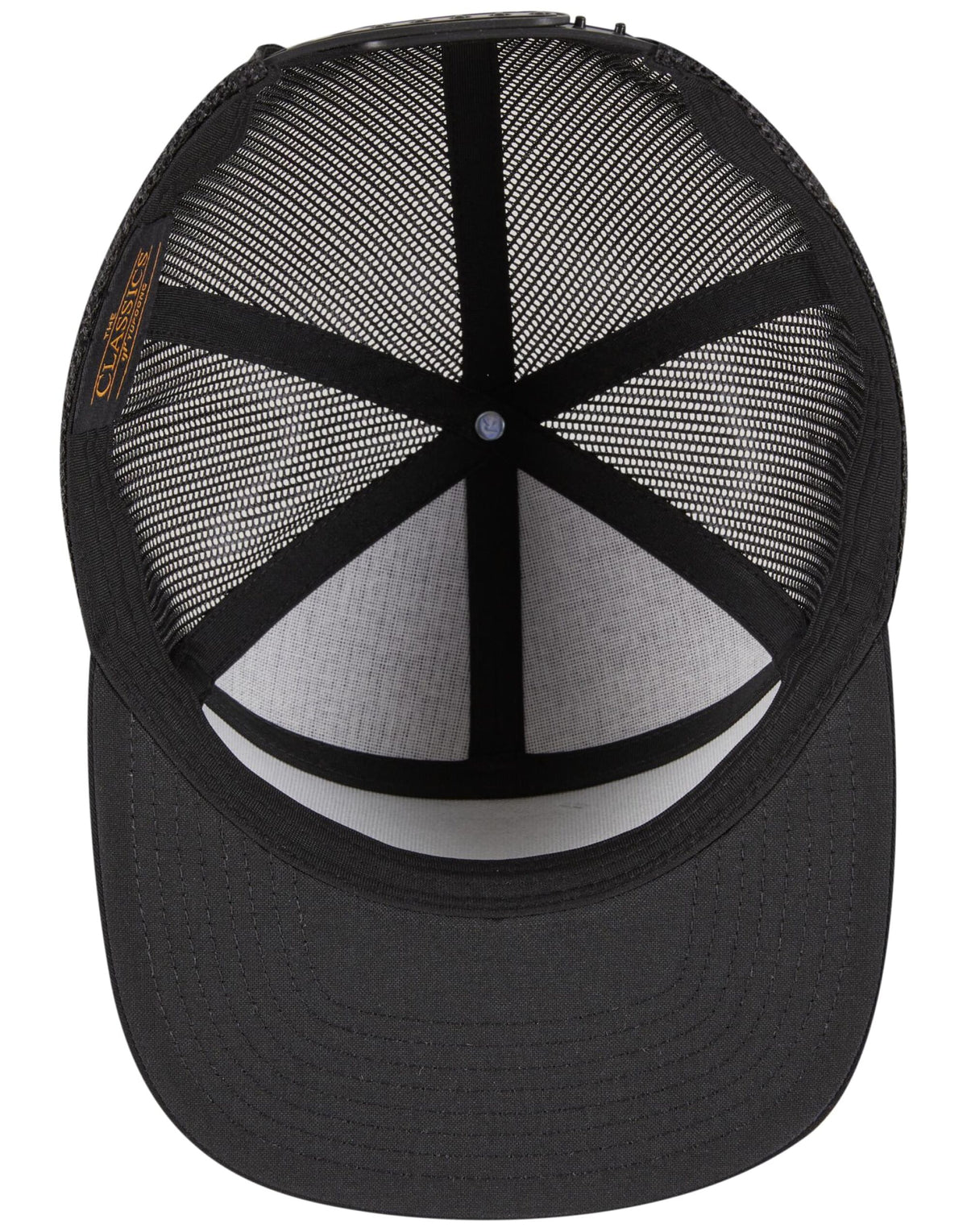 Flexfit 9294 7 Panel Classic Trucker Cap - Black/Black