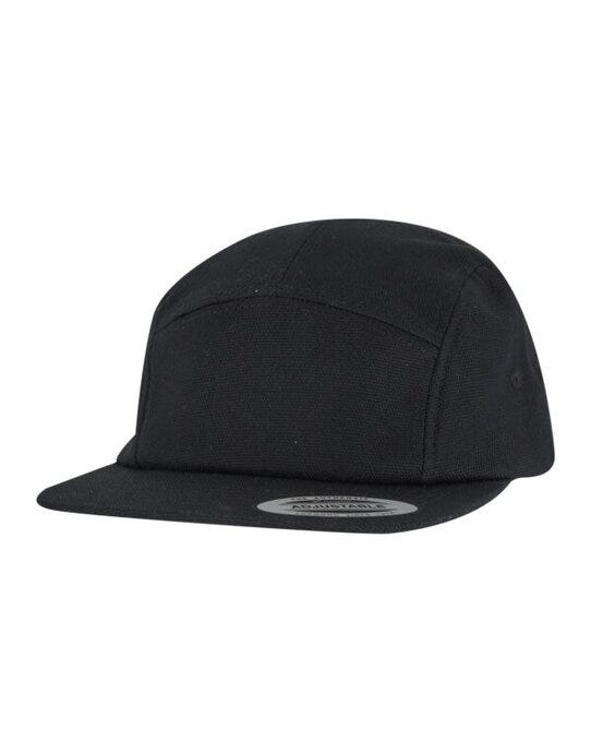 Flexfit 9297 Jokey Canvas Cap - Black