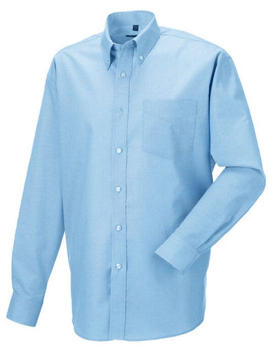 Russell Athletic Collection 932M Russell Collection Men LS Classic Oxford - Oxford Blue