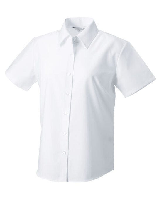 Russell Athletic Collection 933F Russell Collection Lady SS Tailor Oxford - White