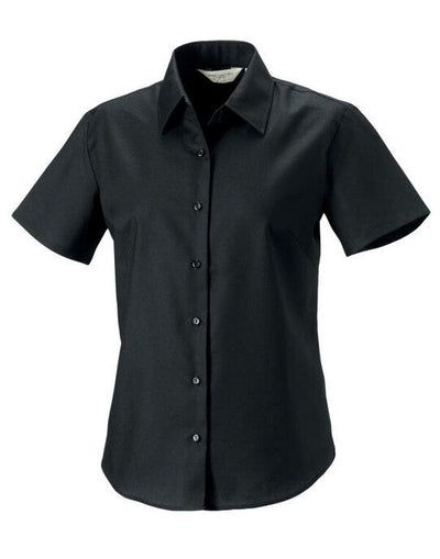 Russell Athletic Collection 933F Russell Collection Lady SS Tailor Oxford - Black