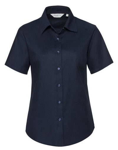 Russell Athletic Collection 933F Russell Collection Lady SS Tailor Oxford - Bright Navy