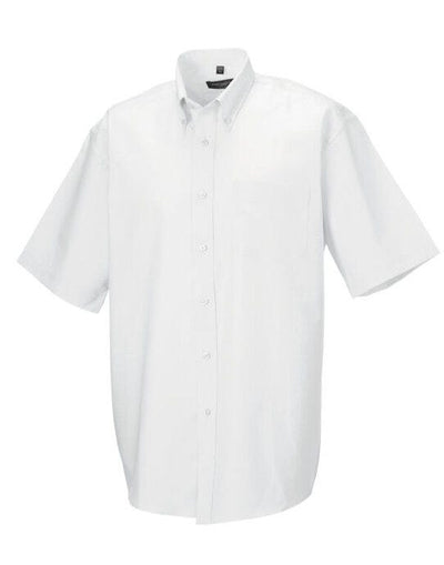 Russell Athletic Collection 933M Russell Collection Men SS Classic Oxford - White