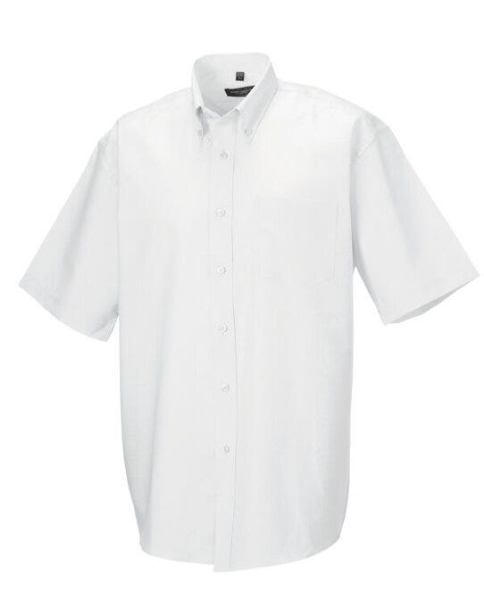 Russell Athletic Collection 933M Russell Collection Men SS Classic Oxford - White