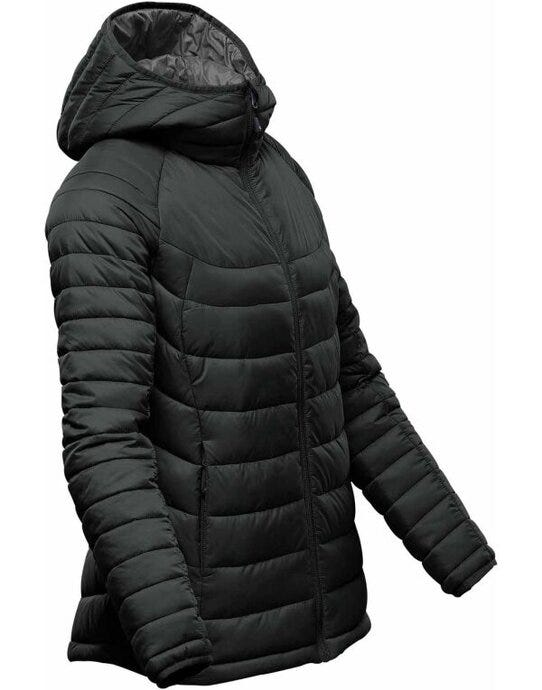Stormtech AFP-2W Womens Stavanger Thermal Jkt - Black/Graphite