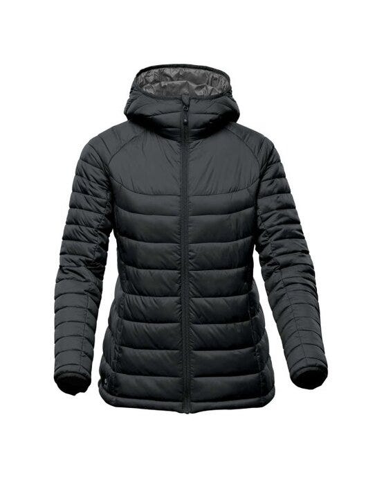 Stormtech AFP-2W Womens Stavanger Thermal Jkt - Black/Graphite