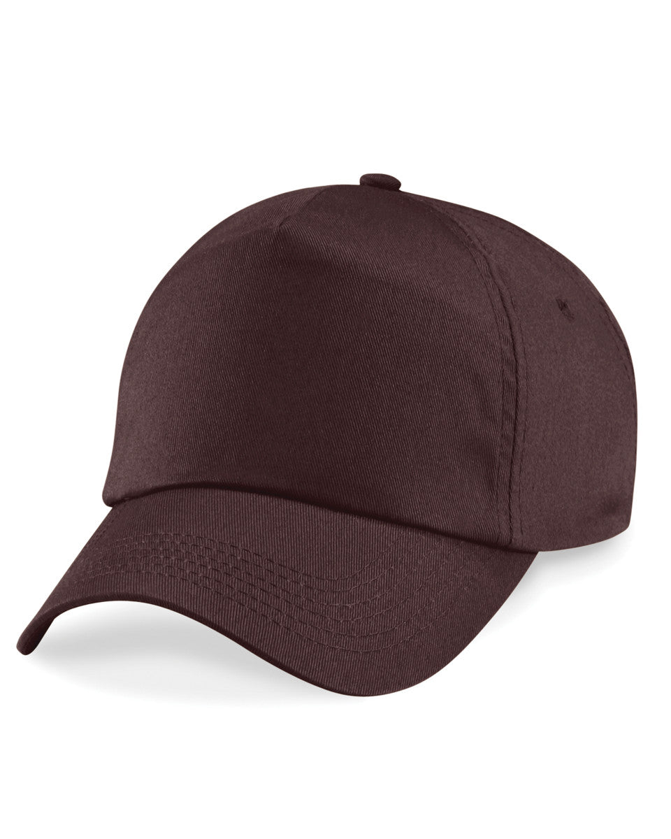 Beechfield B10 Original 5 Panel Cap - Chocolate
