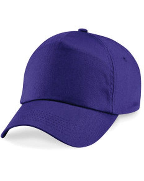 Beechfield B10 Original 5 Panel Cap - Purple
