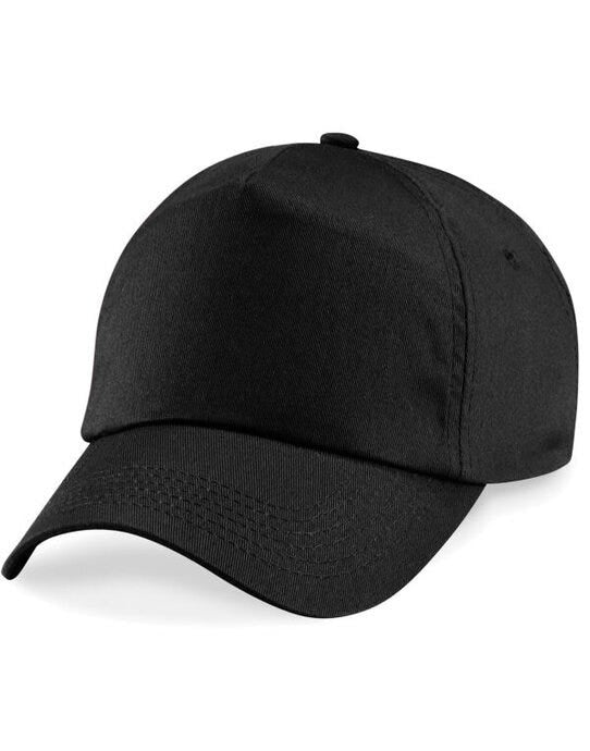 Beechfield B10B Junior Original 5 Panel Cap - Black