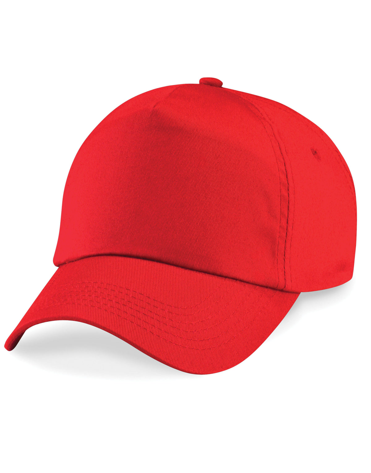Beechfield B10B Junior Original 5 Panel Cap - Bright Red