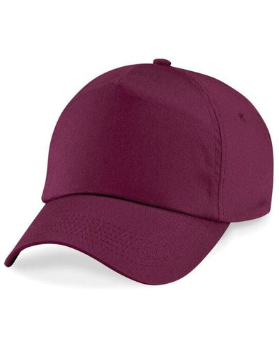 Beechfield B10B Junior Original 5 Panel Cap - Burgundy