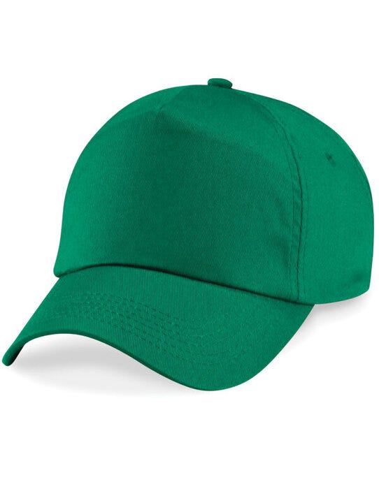 Beechfield B10B Junior Original 5 Panel Cap - Kelly Green