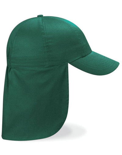 Beechfield B11B Junior Legionnaire Style Cap - Bottle Green