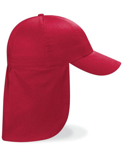 Beechfield B11B Junior Legionnaire Style Cap - Classic Red