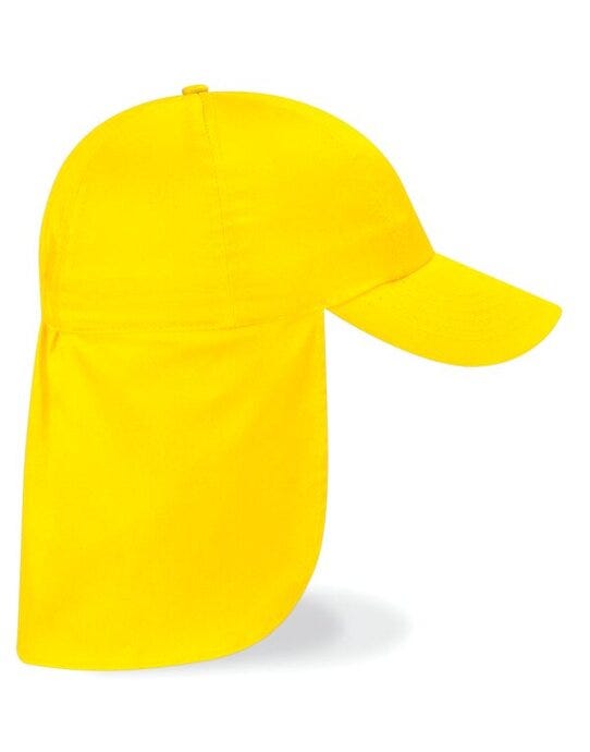 Beechfield B11B Junior Legionnaire Style Cap - Yellow