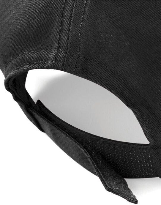 Beechfield B15C Ultimate Sandwich Peak Cap - Black/Orange