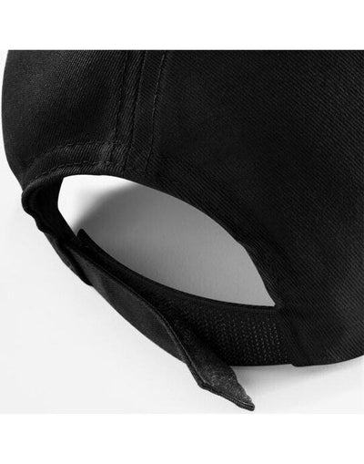 Beechfield B15C Ultimate Sandwich Peak Cap - Black/White