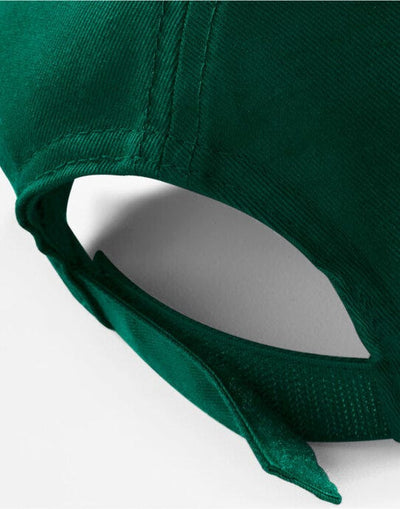 Beechfield B15C Ultimate Sandwich Peak Cap - Bottle Green/White