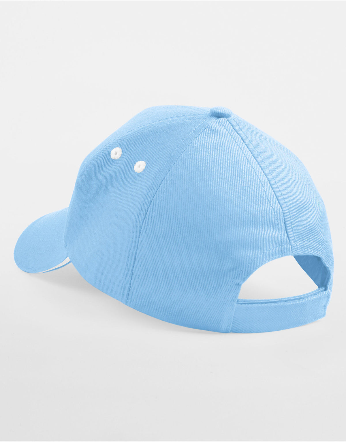 Beechfield B15C Ultimate Sandwich Peak Cap - Sky/White