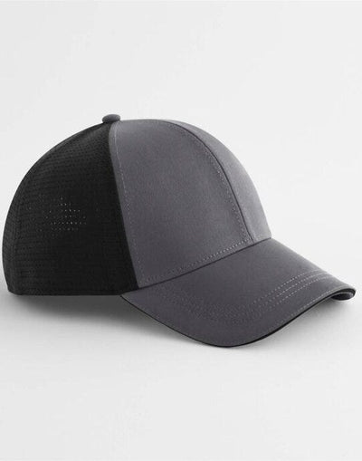 Beechfield B165 Club Cap - Gunmetal Grey/Black