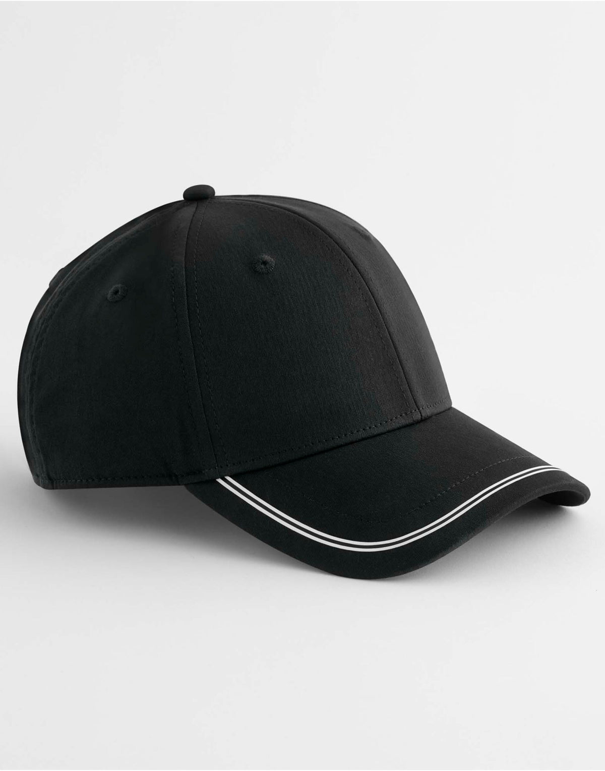 Beechfield B166R Match Day Cap - Black/White