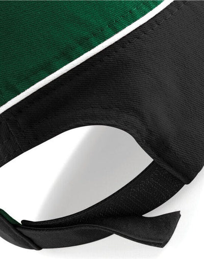 Beechfield B171 Teamwear Competition Cap - Bottle/Black/White