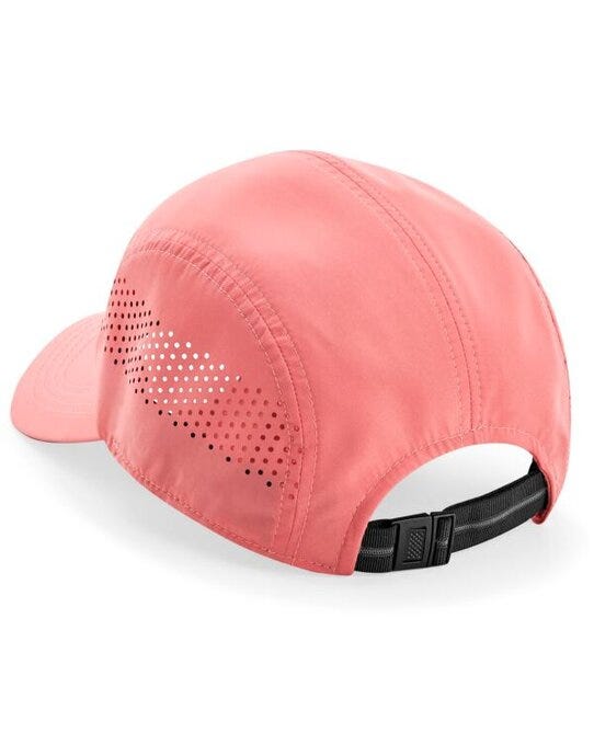 Beechfield B188 Technical Running Cap - Salmon Pink