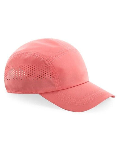 Beechfield B188 Technical Running Cap - Salmon Pink