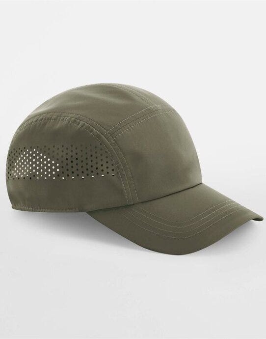 Beechfield B188 Technical Running Cap - Olive Green