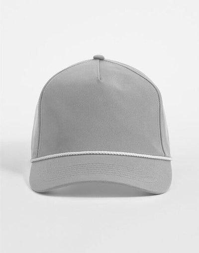 Beechfield B194R Rope Detail Golf Cap - Light Grey/White