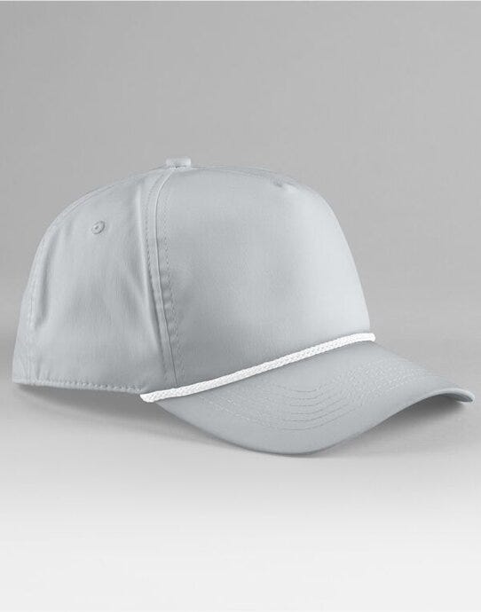 Beechfield B194R Rope Detail Golf Cap - Light Grey/White