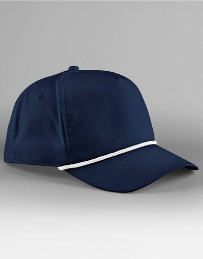 Beechfield B194R Rope Detail Golf Cap - Navy/White