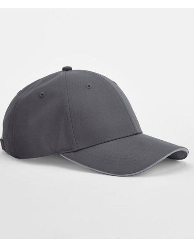 Beechfield B195R Team Sports-Tech Cap - Graphite Grey/Light Grey