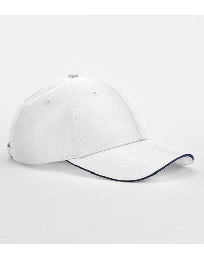 Beechfield B195R Team Sports-Tech Cap - White/French Navy