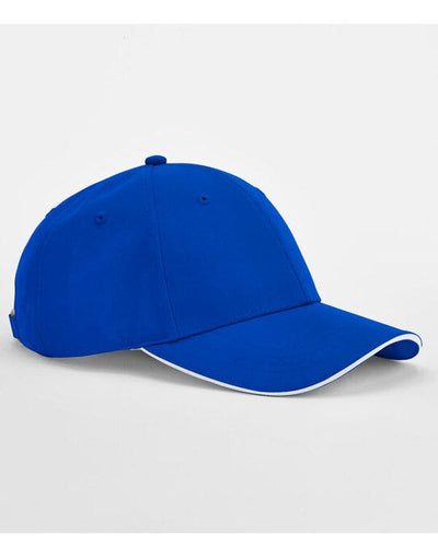 Beechfield B195R Team Sports-Tech Cap - Bright Royal/White